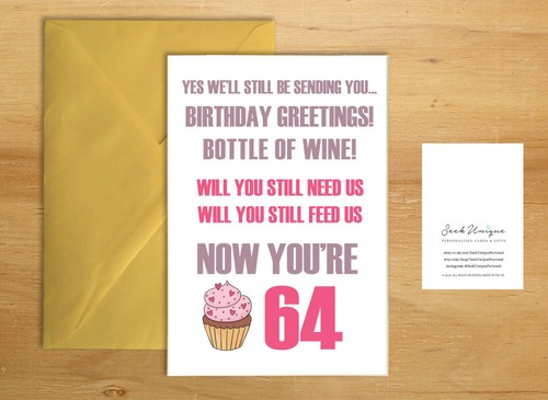 64th sixty four birthday - 64th,