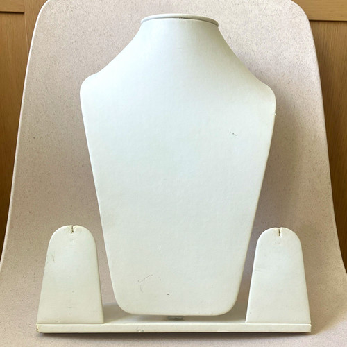 White faux leather jewellery - white,