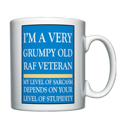 Grumpy old raf veteran - raf,