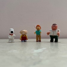 K'nex Family Guy Mini Figures Peter Griffin Lois Stewie Brian Collectable 2014