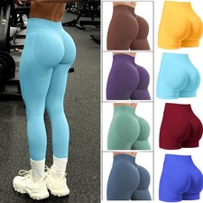 Women Yoga Pants Push Up Tik Tok Leggings Bum Butt Lift Sport Gym Running Shorts