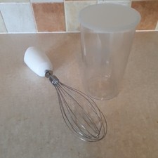 BRAUN MQ10 Whisk  Attachment With Measuring Beaker.