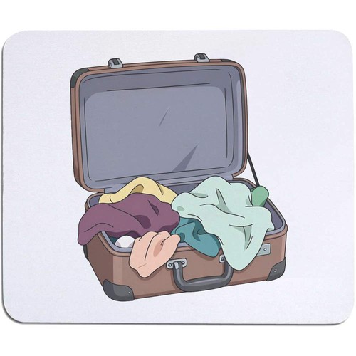 Messy suitcase mouse mat - suitcase',
