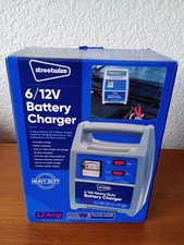 6/12 Volt Battery Charger 12Amp Car Van Bike Motorhome for Lead Acid Battery