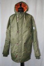 Vtg Vans Joel Tudor green snorkel weather parka coat  in size medium mod revival