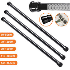 Extendable Spring Rods Loaded Telescopic Net Voile Tension Curtain Rail Pole Net