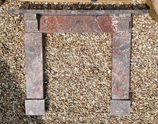 Antique marble fireplace  Devonshire marble surround