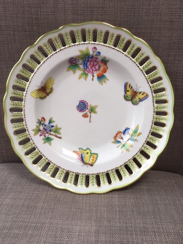 Herend queen victoria pierced - queen,