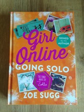 GIRL ONLINE,GOING SOLO, ZOE SUGG - signed, Hardback,ISBN:9780141378626