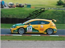 Jason Plato BTCC British Touring Car SEAT TDI MG 6 GT signed photo autograph