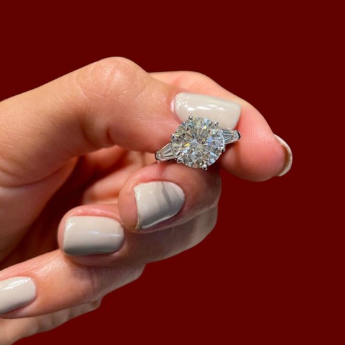 Diamond ring engagement lab - diamond,