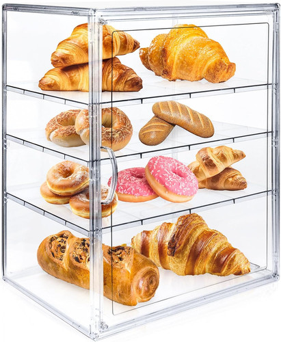 Pastrys display case bread - display,