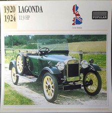 Lagonda Old Timey Car Picture