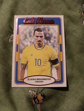Futera Unique World Football 2025 Cult Heroes Zlatan Ibrahimovic Numbered 03/05
