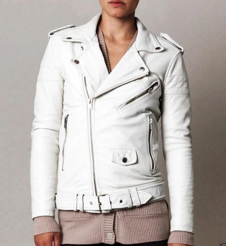 Women white lamb skin - women’s,