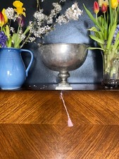 COUNTRY HOUSE SALE,Large Silver Objet d'art Pedestal Bowl,Oka,Neptune,India Jane