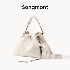 Songmont Tote Cover Large Capacity Stylish Simple Commuter Bag Cowhide Women