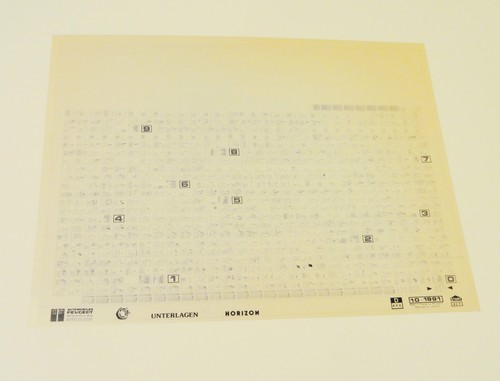 Microfiche spare parts - spare, catalog
