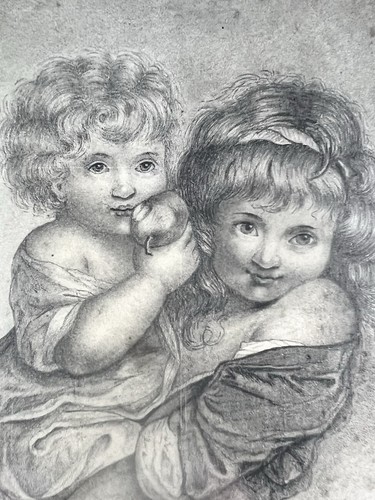 Antique georgian hand drawn - antique,