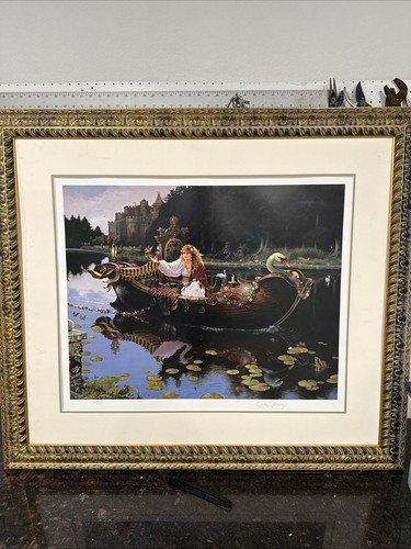 The lithograph signed pat - signed,