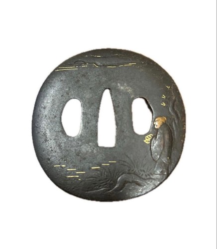 Japanese sword tsuba iron - japanese,