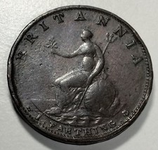 1799 FARTHING 1/4d GEORGE III