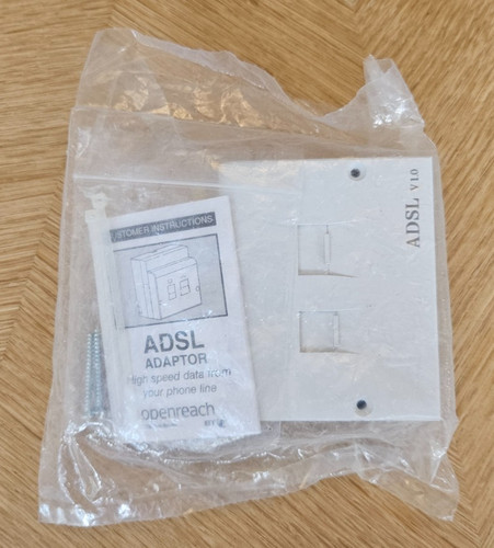 Openreach adsl filtered - openreach,