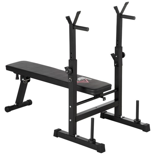 Homcom adjustable weight bench - adjustable,