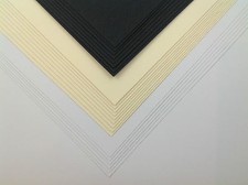 A4 A3 White Ivory Cream Black