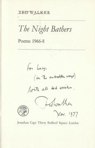 The night bathers - night, poems