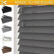 *PREMIUM* MADE TO MEASURE VENETIAN BLIND WITH STRINGS - REAL WOOD - 50MM SLATS