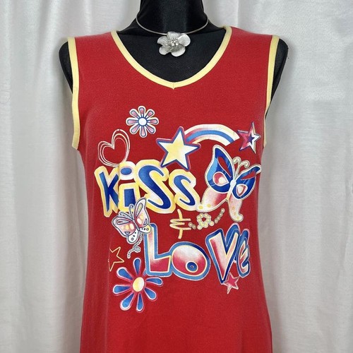 Women vintage nightgown red - women,