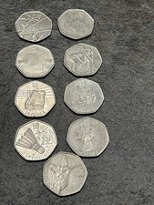 London Olympic Games 50p pence