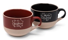 Pottery Style Christmas Large