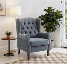 Mid‑Century Modern Wingback