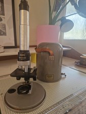  Vintage Meopta Praha field Microscope ( Complete)