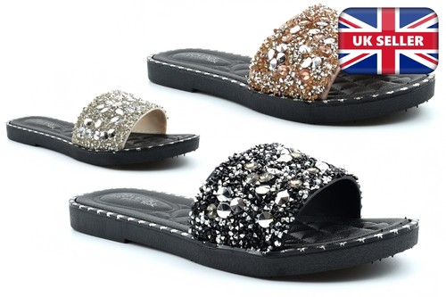Womens glitter sliders girls - womens,