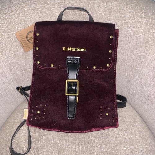 Martens velour backpack - dr.,