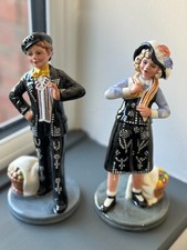 Royal Doulton figure pair Pearly Boy and Girl - William K Harper - HN2787/2769