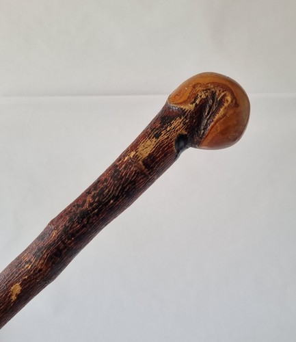 Vintage knob stick - vintage, wood