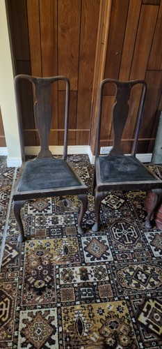 Set two antique dining - two,