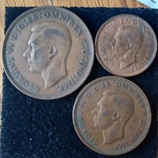 GEORGE V ONE PENNY 1944. ONE