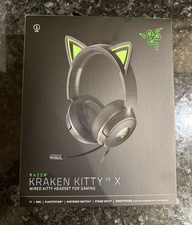 Razer Kraken Kitty V3 X Gaming Headset – Black – Wired - New Sealed
