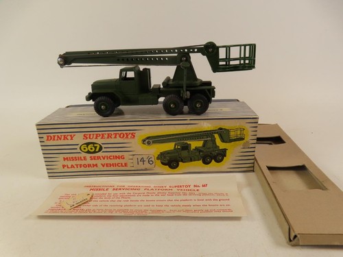 Dinky 667 missile servicing - dinky,