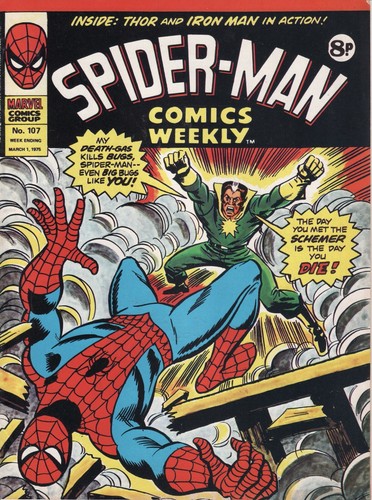 Spiderman comic issue 107 - spiderman, #107