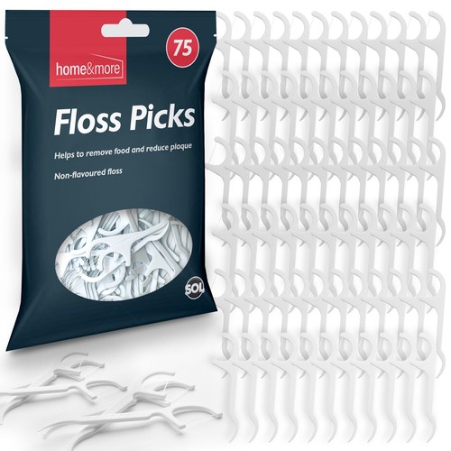 75pk dental floss sticks - floss,