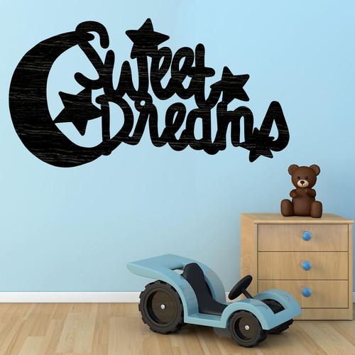 Sweet dreams cut out wood - dreams,