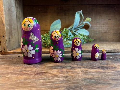 Vintage handmade hand - hand, painted
