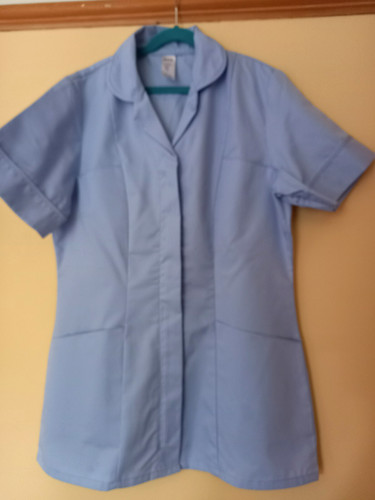 Women blue tunics with - , pockets