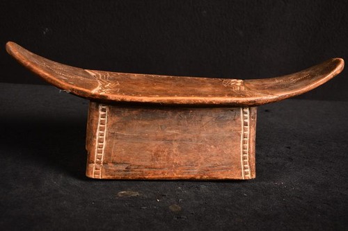 Antique african ashanti stool - african,
